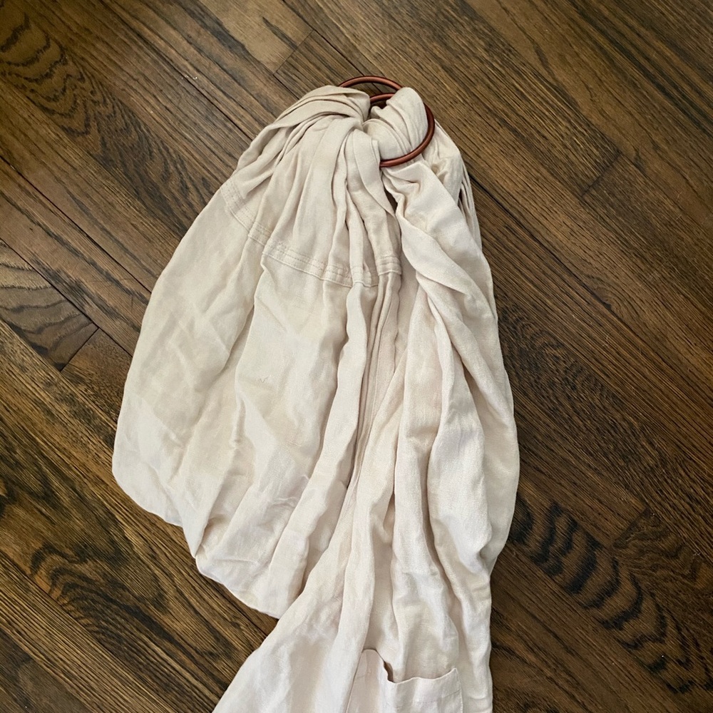 Pura Vida Linen Ring Sling Baby Carrier